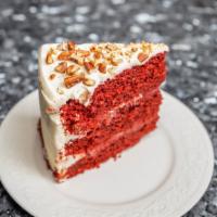 Red Velvet Cake · A Southern red velvet cake with a twist. It's incredible moist layers are filled with a swee...