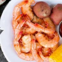 Boiled Peel & Eat Shrimp · Jumbo shrimp boiled in The Cajun Steamers' special seasoning.