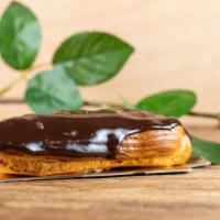 Eclairs · Traditional eclair filled with pastry cream. your choice of vanilla chocolate or coffee. fre...