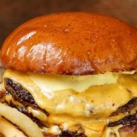 Burger · RKO sauce, American cheese, red onion