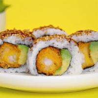 Shrimp Tempura Roll · Shrimp tempura and avocado with eel sauce