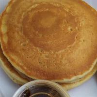 Short Stack Pancakes · 3 fluffy buttermilk pancakes.