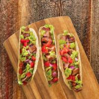 3 Tacos · Create your own taco trio with your choice of protein, flavorful salsas, sauces and toppings...