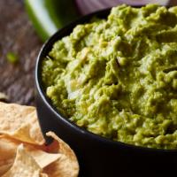 Chips & Guac · Creamy hand-smashed-in-house-daily guacamole, served with freshly fried in-house tortilla ch...