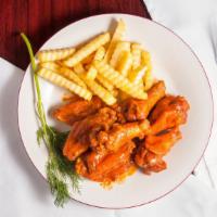 10Pc Wings · With fries and can drink.