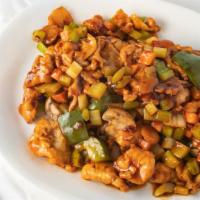 Kung Pao Chicken · Hot and spicy.