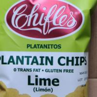 Chifles Plantain Lime 4.5Oz · Plantain chips with lime flavor