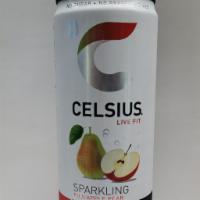 Celsius Fuji Apple Pear Energy Drink 12Oz Can · 12oz can