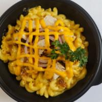 Fried Chicken Macaroni And Cheese · 