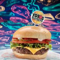 The Og · 6 oz Angus beef patty, Lettuce, Tomatoes, Pickles, American yellow cheese, Ketchup and Mayon...
