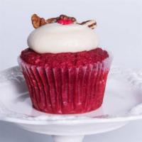 Red Velvet With Nuts · Our classic red velvet cake with Cream cheese frosting studded with lightly toasted pecans.