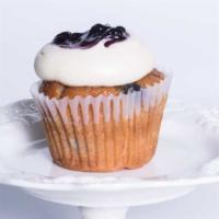 Blueberry Cheesecake · Blueberry cake with our extra creamy Cream cheese frosting topped with blueberry pie filling...