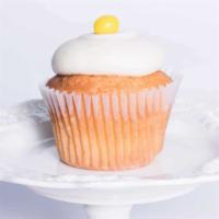 Lemon Drop · A light and fluffy lemony cake, with a creamy, zesty lemon Cream cheese frosting garnished w...