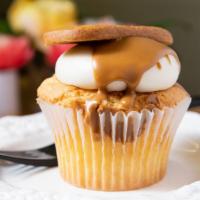 Cookie Butter · Cinnamon spice cookie butter baked into our classic yellow cake with Cream cheese frosting a...