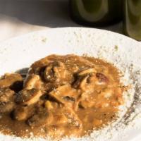 Veal Marsala · Fresh mushroom, garlic, sweet santini marsala wine. Served with pasta.