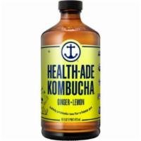 Health Ade Ginger Lemon Kombucha (16 Oz) · Pucker up! Zingy ginger and zesty lemon team up to tackle your inner imbalances. Perfect for...