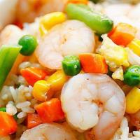 Shrimp Fried Rice · Comes with shrimp.
