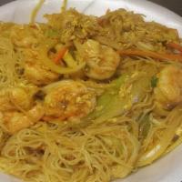 Shrimp Lo Mein · Served with soft noodles. no white rice.
