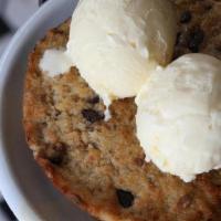 Bread Pudding · chocolate chip bread pudding, thyme ice cream