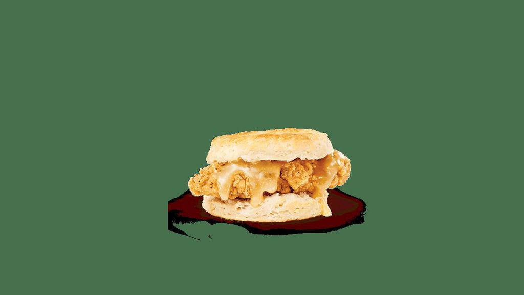 #25 Honey Butter Chicken Biscuit · What's On It: Buttermilk Biscuit, Chicken Strip (1), Honey Butter (Regular)