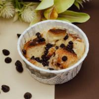 Chocolate Chip Bread Pudding · Bread based dessert mixed with delicious cream and chocolate for that perfect cool weather d...