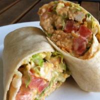 Buffalo Chicken Wrap · Grilled chicken, tomato, onion, lettuce, pepper jack cheese and buffalo & ranch dressing