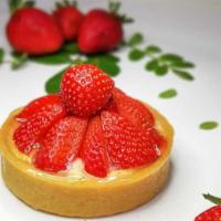 Tarts · Choice of Lemon Meringue, Dark Chocolate, Strawberry and Raspberry.