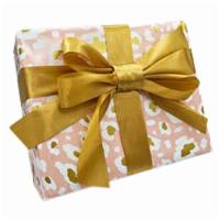 Pink And Gold Animal Print | Rich Golden Bow · Pink and Gold Animal Print on a Glossy Paper complemented by Exclusive Double Golden Bow. Th...