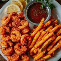 Popcorn Shrimp · PopCorn Shrimp with your choice of side
