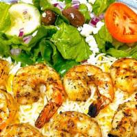 Grilled Shrimp · Seasoned and lightly cooked on a charbroiled grill