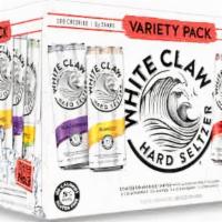 White Claw Hard Seltzer Variety Pack, 12Pk-12Oz  · Mango, Strawberry, Pineapple and Blackberry 
(5% ABV)
