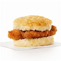Spicy Chick-Fil-A Chick-N-Strips® Biscuit · two Spicy Chick-n-Strips™️, seasoned with a spicy blend of peppers, freshly-breaded and cook...