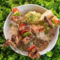 Grilled Chicken Brochette Bowl · 