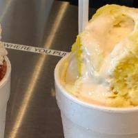 Twinkie Snoball · Twinkie-like flavor with marshmallow center and cream.