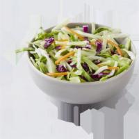 Coleslaw · Slaw mix of red and green cabbage, shredded carrots and fresh spinach tossed in creamy coles...