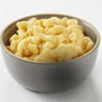 Cheddar Mac & Cheese · Classic macaroni in creamy cheese sauce and topped with melted sharp cheddar.