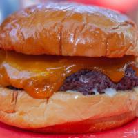 Gluten Free Double Dirty Burger · Double beef Patty with Grilled onions, cheddar cheese and Dirty sauce , Gluten free Bun