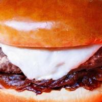 Gluten Free Dirty Burger · Truffled cheese, caramelized onion, dijon mayo. Served in a gluten-free bun With Classic Fri...