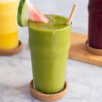 Green Smoothie · Spinach, Honeydew, Strawberry, Green Apple Juice