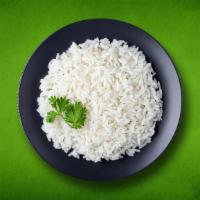 Steamed White Rice (Vegan) · Our long grain aromatic basmati rice, steamed to perfection