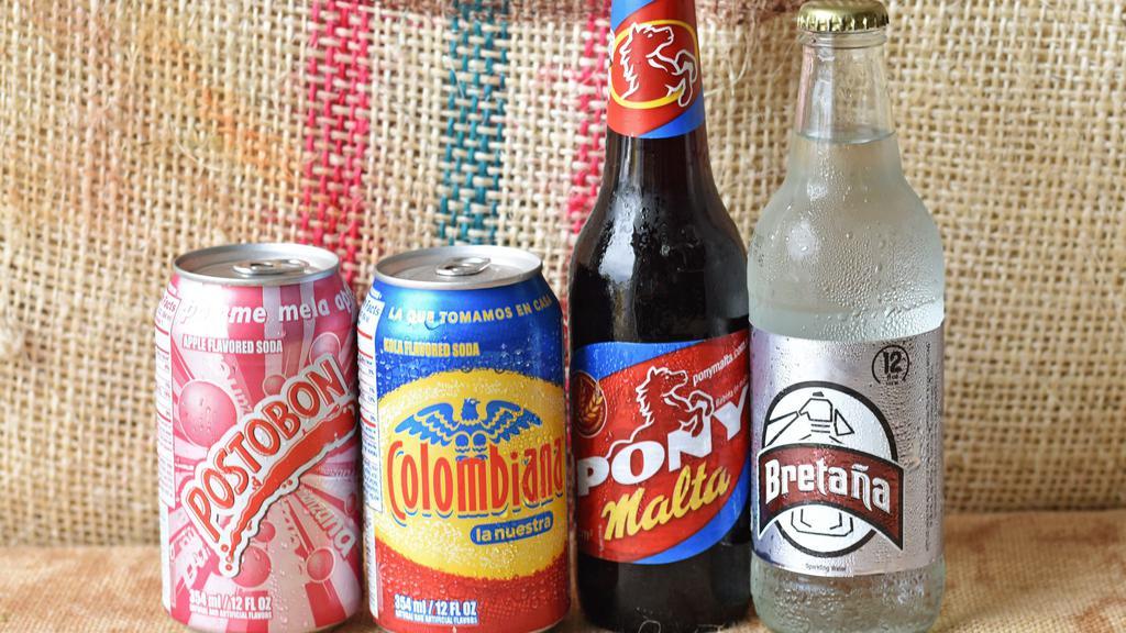Soda Americanas Y Colombianas · coke, sprite, diet coke, kola, manzana, colombiana, pina, naranja, bretana.
American and colombian sodas.