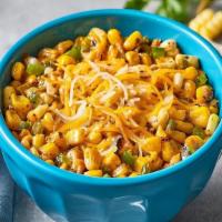 Cheesy Fire Roasted Corn · A great starter or side dish. Juicy fire-roasted corn, mixed with a fresh green herb sauce, ...