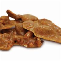 Pecan Brittle (14 Oz.) · Whole Pecan halves coated in Kilwins crunchy kitchen-made brittle candy.