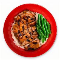 Teriyaki Chicken - Rice Bowl · Fire-grilled chicken with a side of sweet teriyaki sauce