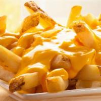 Cheddar Cheese Fries · French-seasoned hand-cut fries topped with melted cheddar cheese.