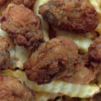 F13 -  Dozen Fried Oysters With Fries · 