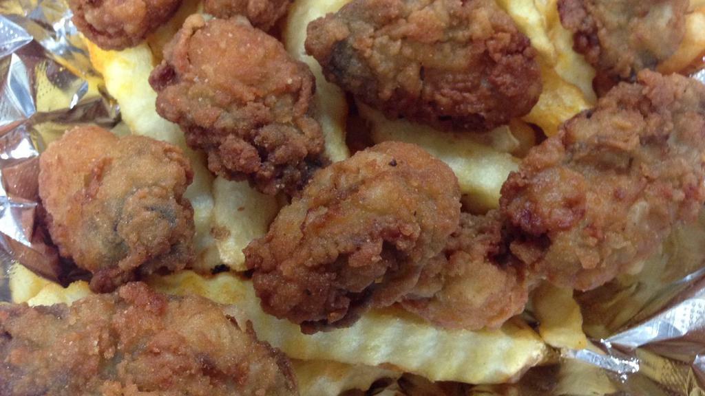 F13 -  Dozen Fried Oysters With Fries · 