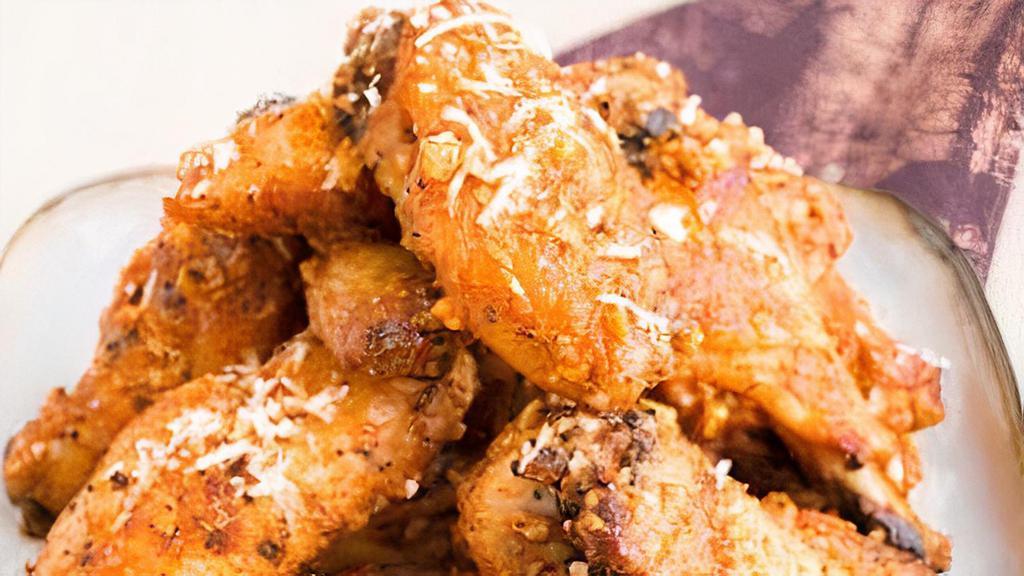 5 Piece Chicken Wings  · add flavor :  buffalo - BBQ-garlic parmesan- sweet and tangy-