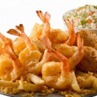 Shrimp Basket · 12 pieces shrimp served with fries, coleslaw or potato salad.