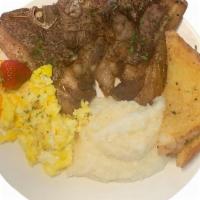Lamb Chop Breakfast · 3 Lamb Chops served with grits, hash browns or home fries with 2 eggs cooked your way and to...